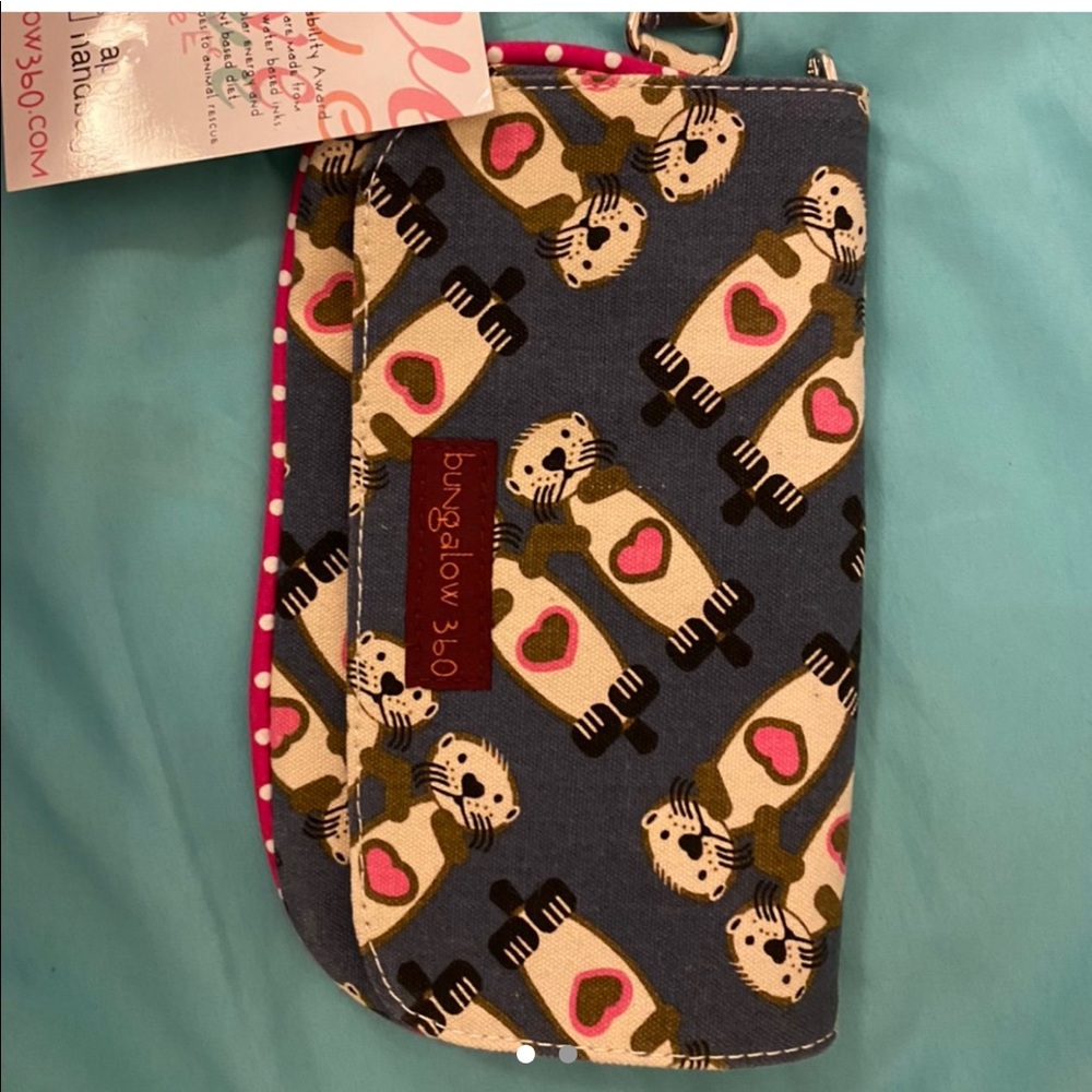 Bungalow 360 Otter Print Wristlet